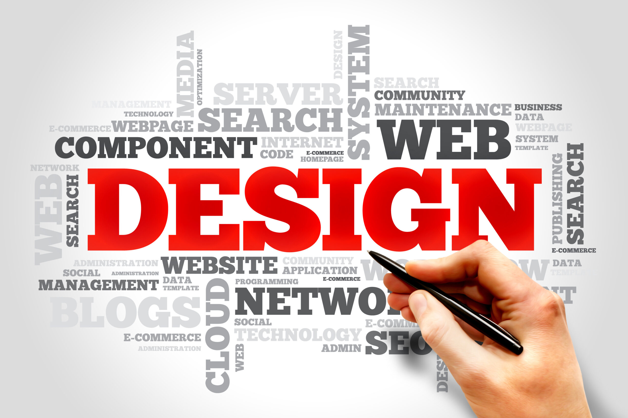 Portfolio - DESIGN word cloud, creative business concept