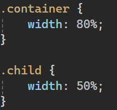 Percentages Example