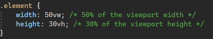 Viewport Unit Example